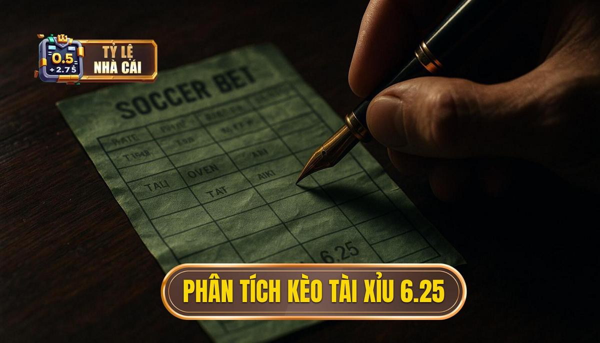 Phân Tích Chi Tiết Các Trường hợp Thắng_Thua khi Đặt Kèo tài xỉu 6.25