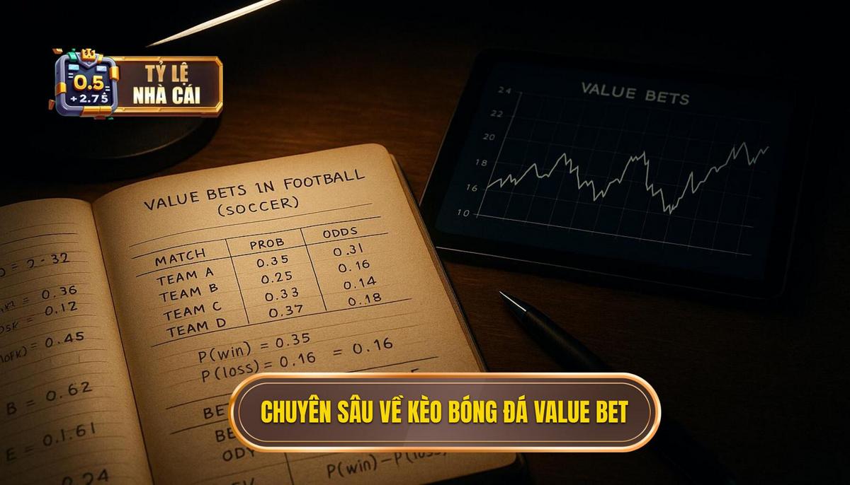Bản chất chuyên sâu của kèo bóng đá value bet
