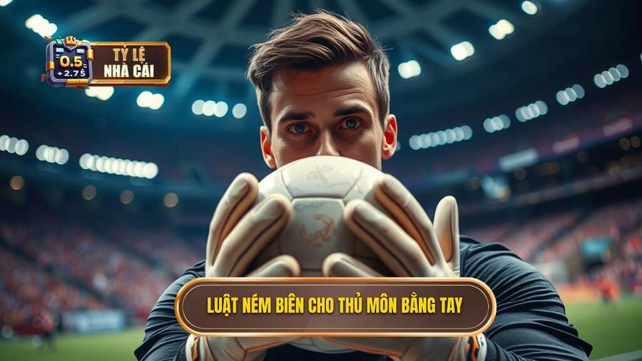 1. Luật ném biên cho thủ môn bằng tay