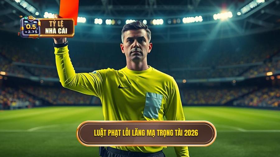1. Luật phạt lỗi lăng mạ trọng tài 2026