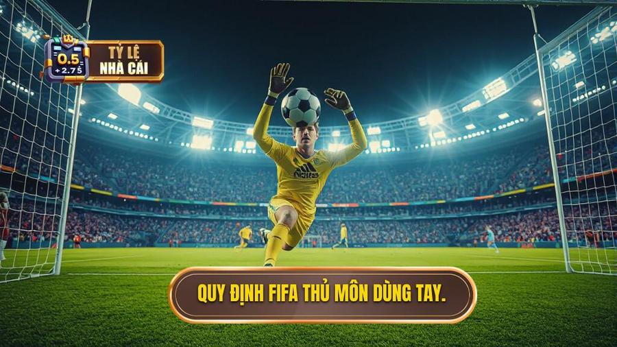 1. Quy định FIFA thủ môn dùng tay.