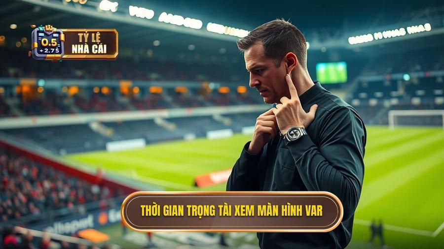 1. Thời gian trọng tài xem màn hình VAR