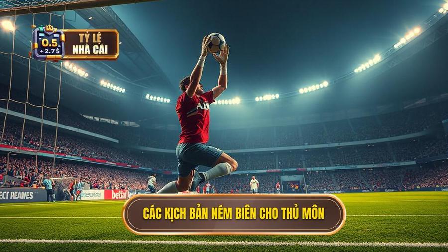 2. Các kịch bản ném biên cho thủ môn