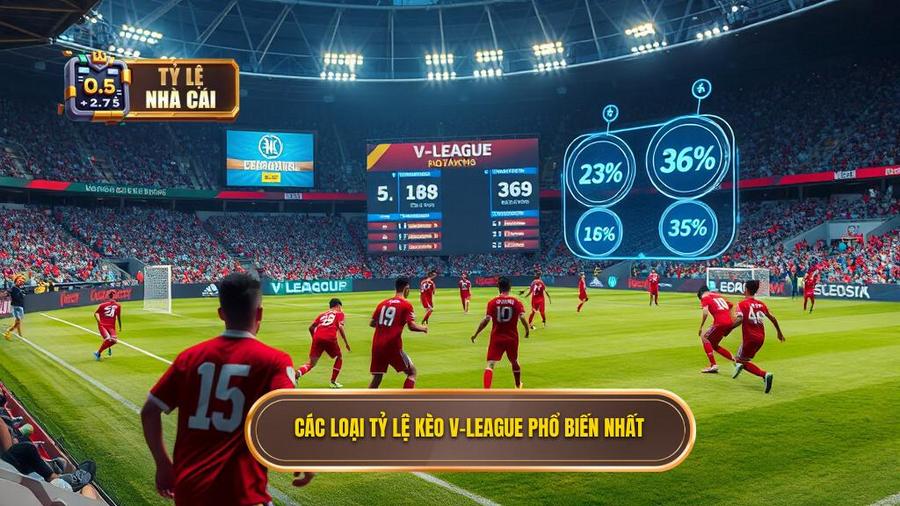 Các loại tỷ lệ kèo V-League phổ biến nhất hiện nay