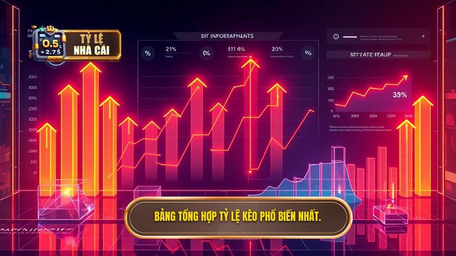 Bảng tổng hợp các tỷ lệ kèo phổ biến và ý nghĩa