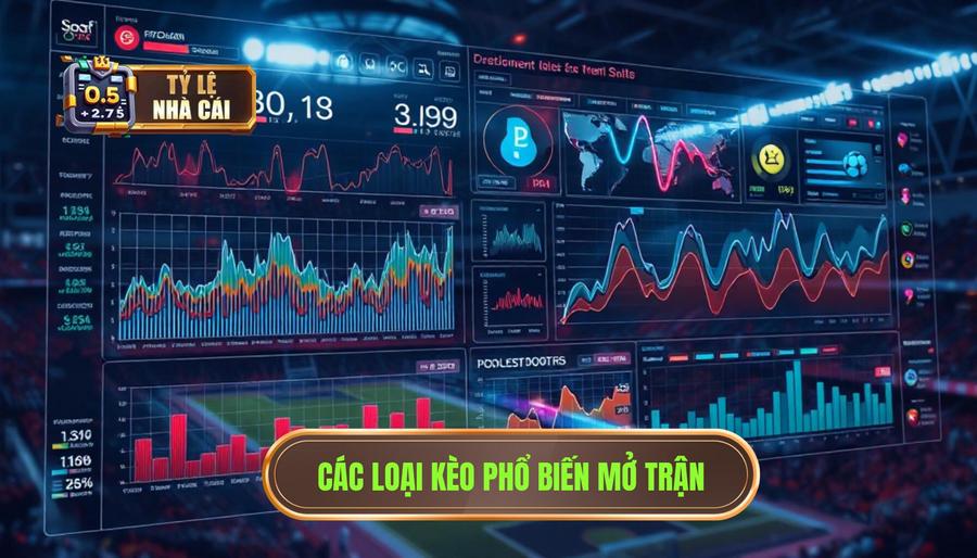 Phân tích các loại kèo phổ biến trong bảng kèo mở trận